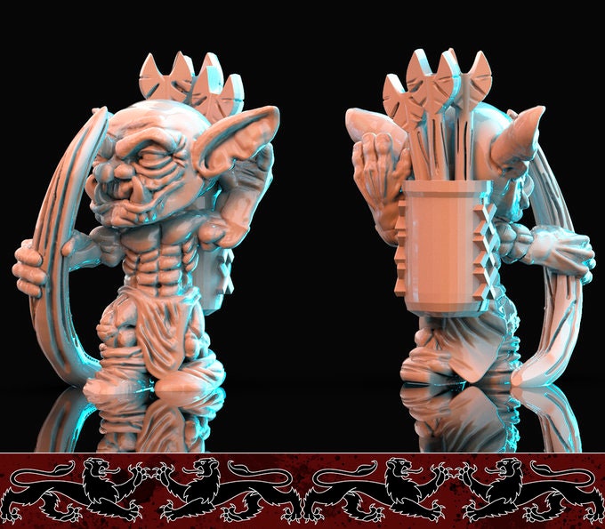 Goblin | 4 Variants | 32mm Scale | D&D | Brayan Nafarrate | Bestiary Vol. 1