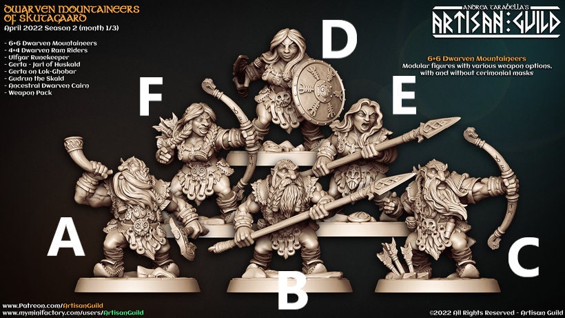 Dwarven Mountaineers | Medium | Dwarven Mountaineers | Artisan Guild