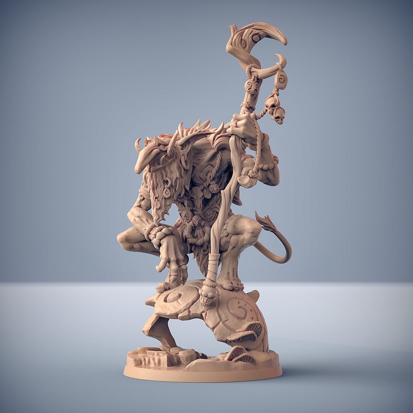 Gammelgren the Elder | Troll Shaman | 32mm Scale | 50mm Base | Artisan Guild | Svartwood Trolls