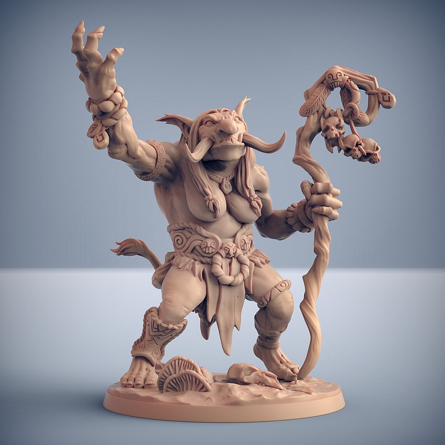 Svartwood Troll Hags | 32mm Scale | 50mm Base | Artisan Guild | Svartwood Trolls