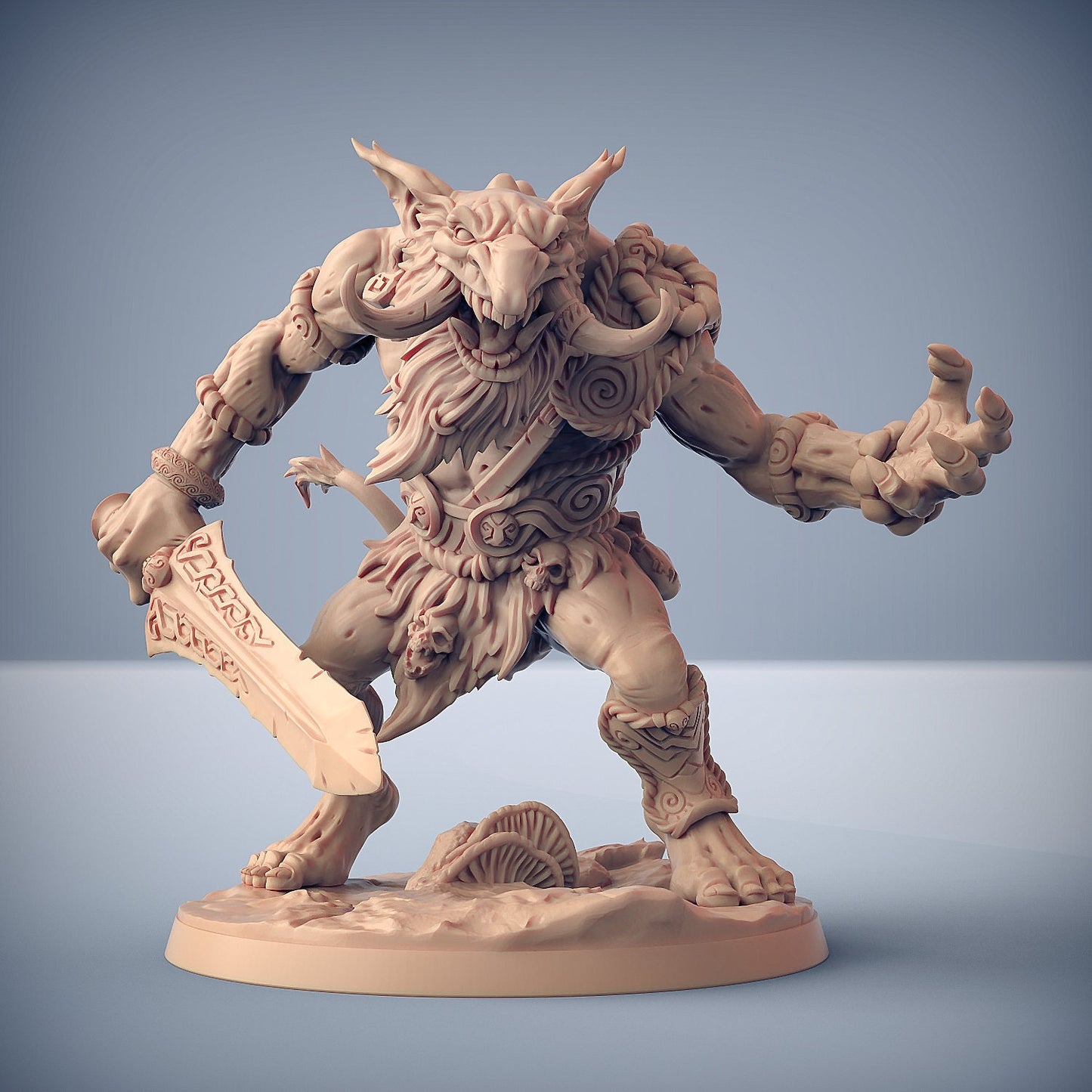 Svartwood Troll Hunters | 32mm Scale | 50mm Base | Artisan Guild | Svartwood Trolls