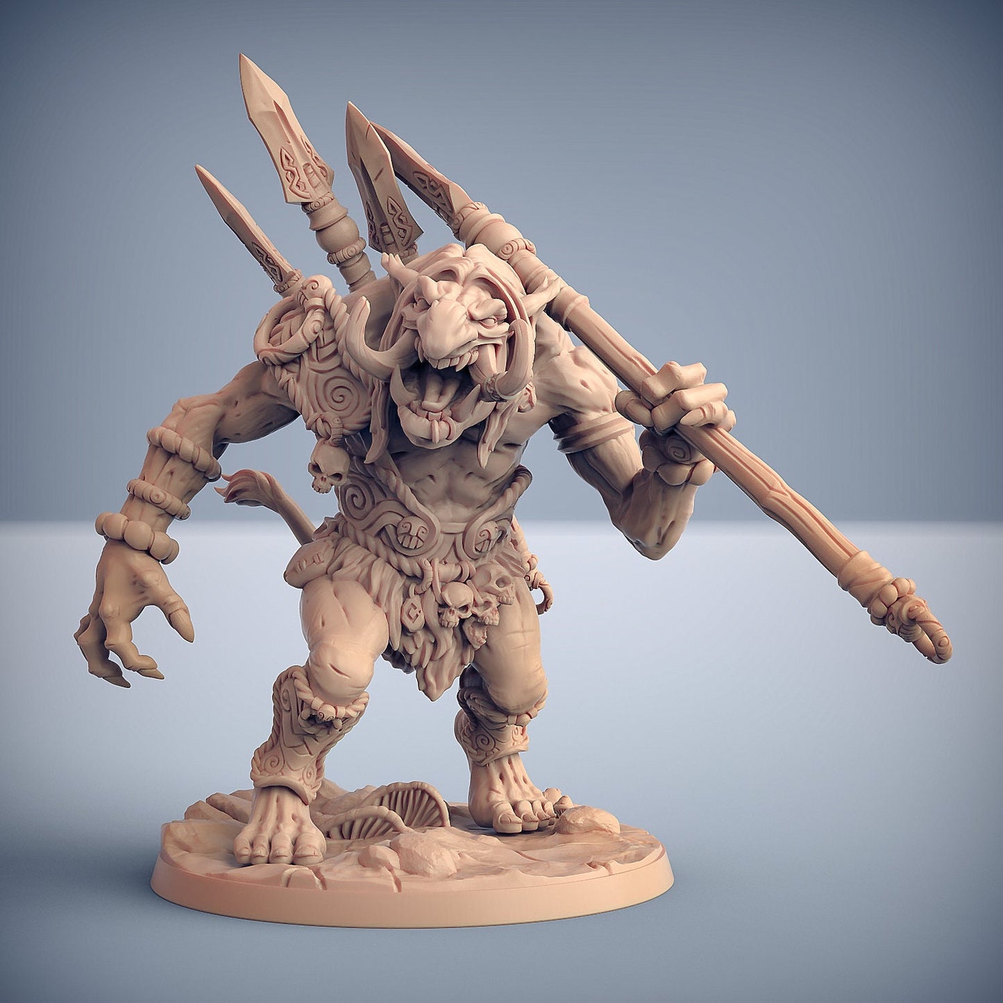 Svartwood Troll Hunters | 32mm Scale | 50mm Base | Artisan Guild | Svartwood Trolls