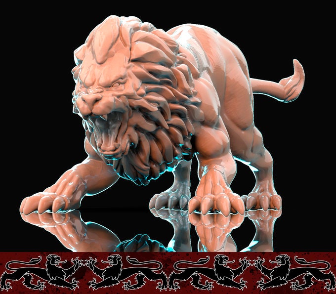 Nemean Lion | Large | Bestiary Vol. 1 | Brayan Nafarrate