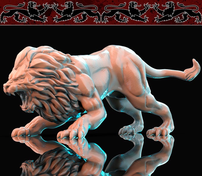 Nemean Lion | Large | Bestiary Vol. 1 | Brayan Nafarrate