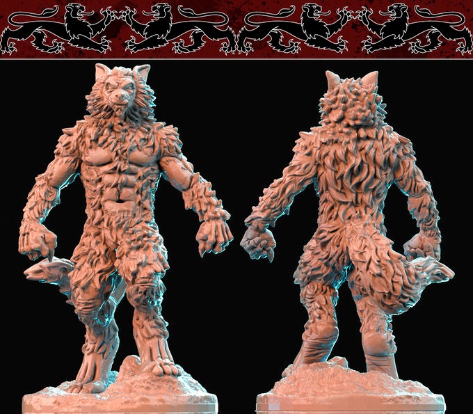 Werewolf | 3 Options | Bestiary Vol. 1 | Brayan Nafarrate