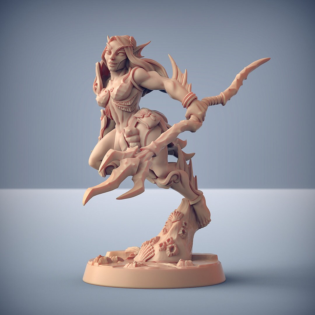 Triton Raiders | Medium | Bald or Hair | 32mm | Sunken Kingdom | Artisan Guild