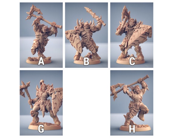 Frostmetal Orcs | Medium | Frostmetal Clan | Artisan Guild