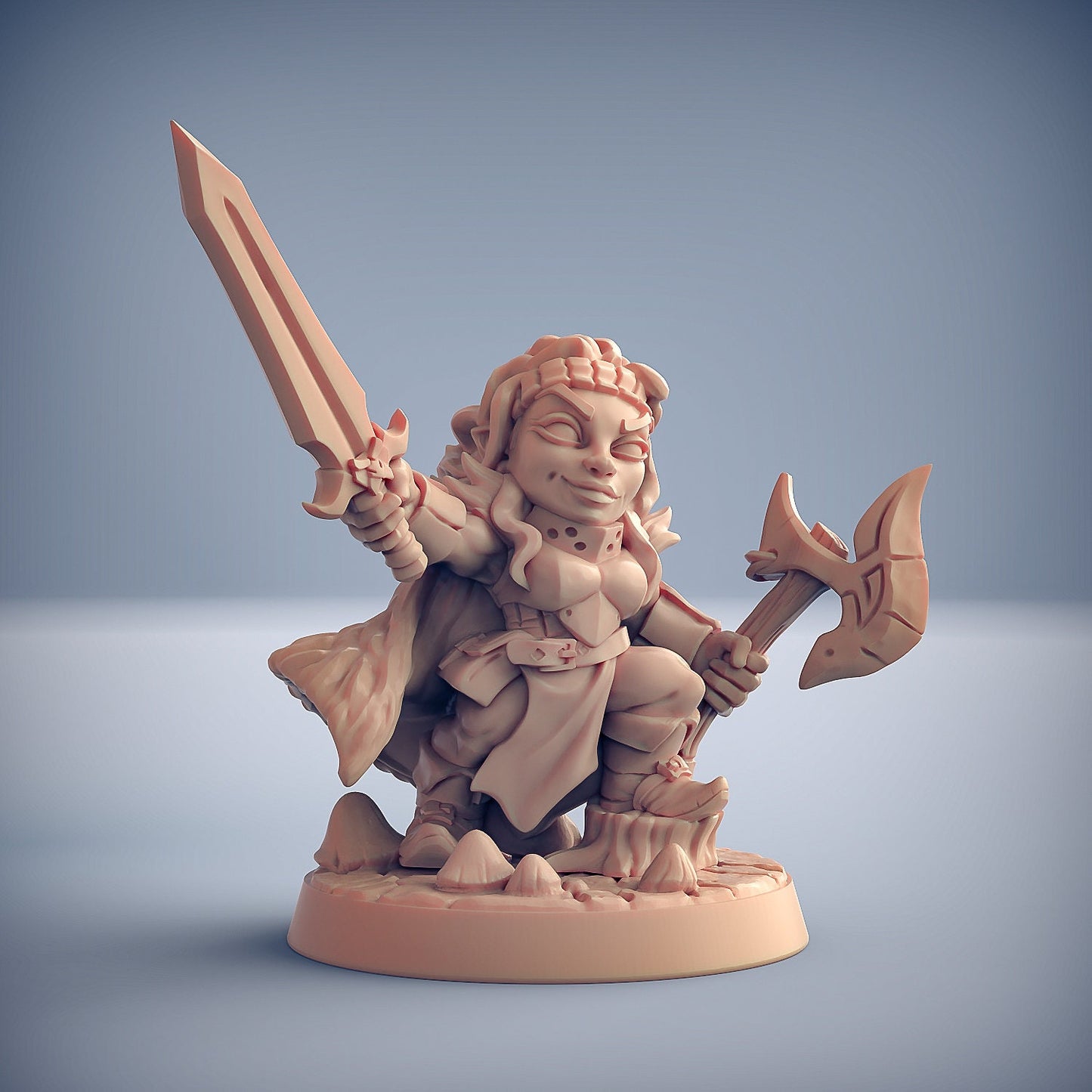 Gnome Heroes | Medium | 32mm Scale | Shortsword Tale | Artisan Guild