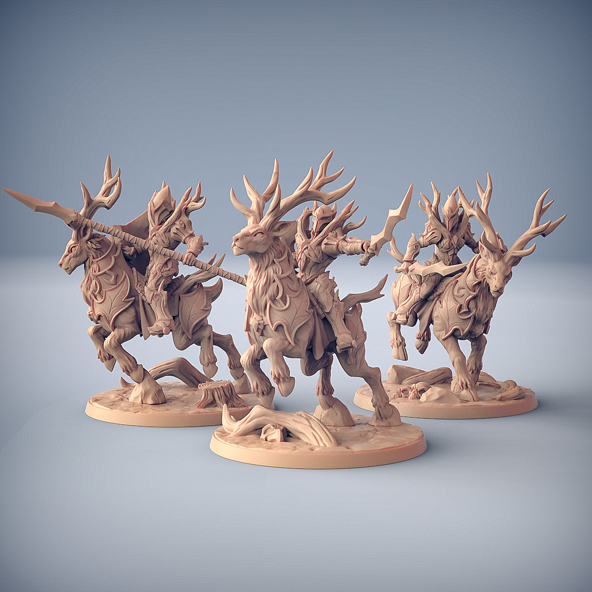Sylvan Stag Rider | Large | 32mm | Sylvan Knights | Artisan Guild