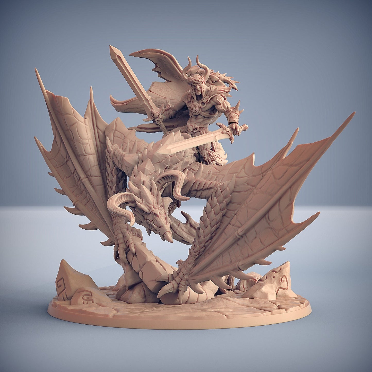 Dragonpeak Wyvern | 32mm Scale | 100mm Base | Dragonpeak Barbarians Artisan Guild