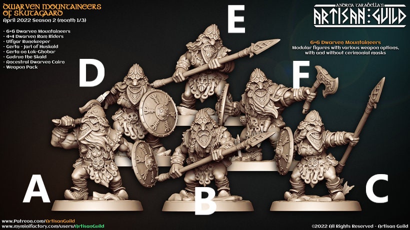 Dwarven Mountaineers | Medium | Dwarven Mountaineers | Artisan Guild