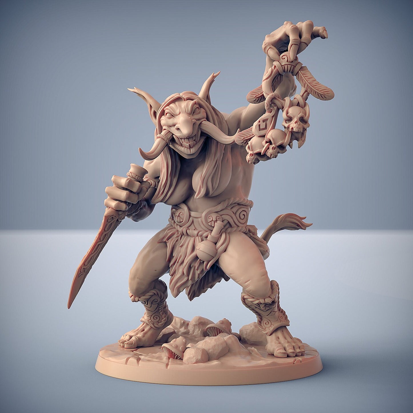 Svartwood Troll Hags | 32mm Scale | 50mm Base | Artisan Guild | Svartwood Trolls