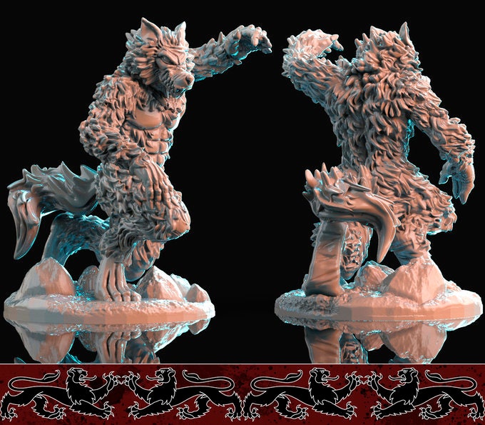 Werewolf | 3 Options | Bestiary Vol. 1 | Brayan Nafarrate