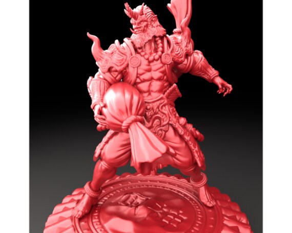Fujin | Wind God | Large | 67mm Base | 3 Options | Bestiary Vol. 5 | Brayan Nafarrate