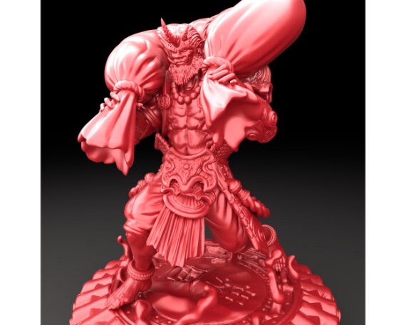 Fujin | Wind God | Large | 67mm Base | 3 Options | Bestiary Vol. 5 | Brayan Nafarrate