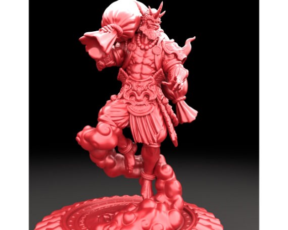 Fujin | Wind God | Large | 67mm Base | 3 Options | Bestiary Vol. 5 | Brayan Nafarrate