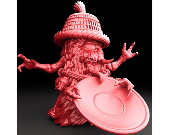 Keukegen | Dish Monster | Huge | 70mm Base | 3 Options | Bestiary Vol. 5 | Brayan Nafarrate
