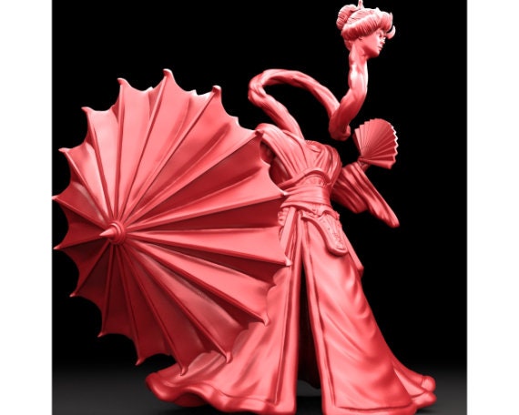 Rokurokubi | Long Necked Woman | 40mm Base | 3 Options | Bestiary Vol. 5 | Brayan Nafarrate