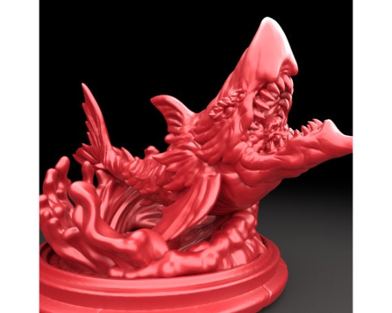 Sanbi | Shark Yokai | 40mm Base | 3 Options | Bestiary Vol. 5 | Brayan Nafarrate