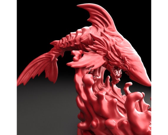 Sanbi | Shark Yokai | 40mm Base | 3 Options | Bestiary Vol. 5 | Brayan Nafarrate
