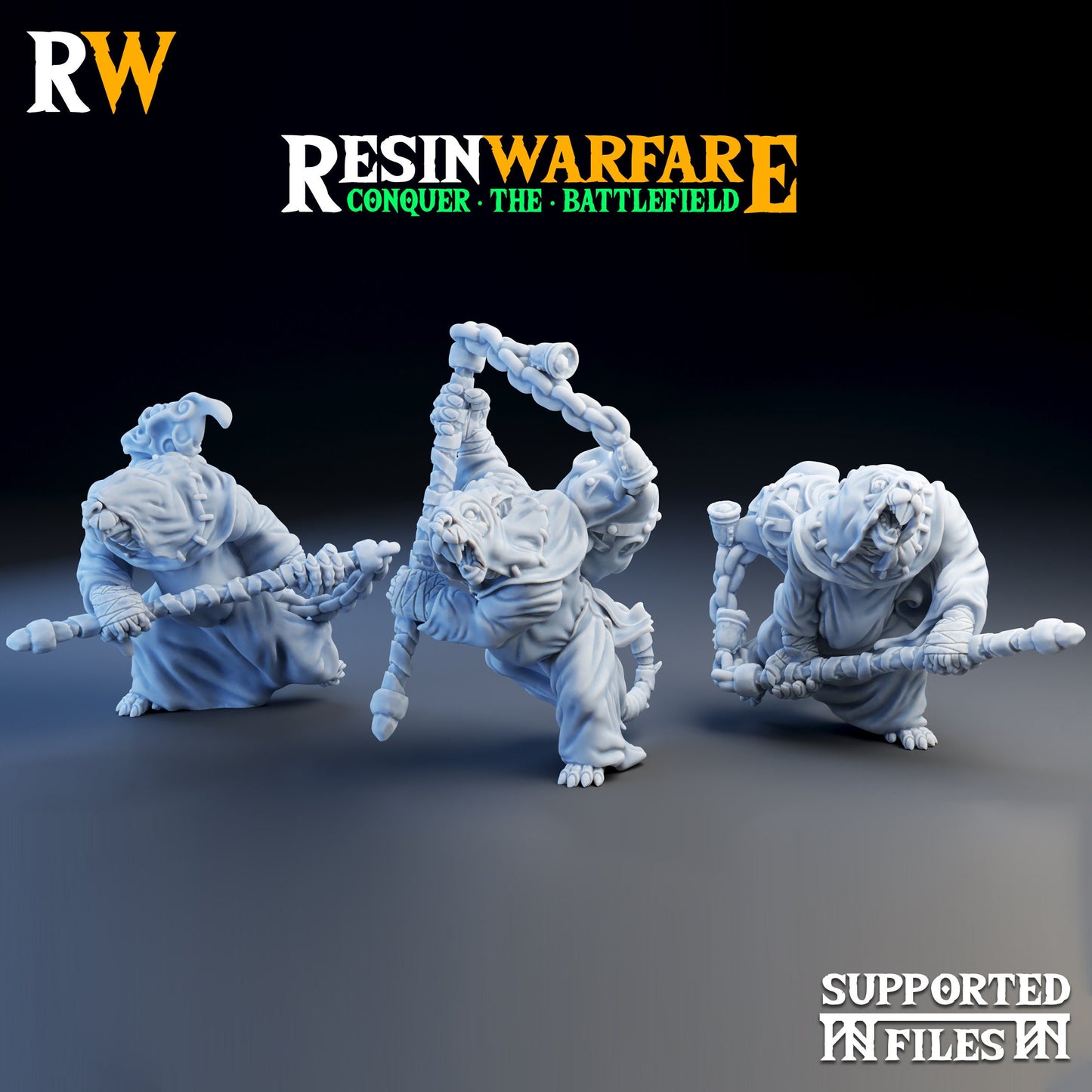 Initiates | 3 Models | Unholy Brotherhood | Ravenous Hordes | Resin Warfare
