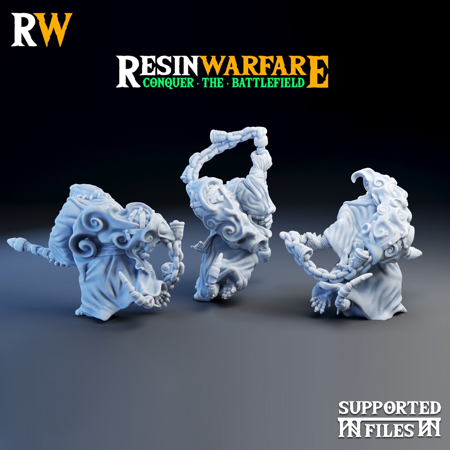 Initiates | 3 Models | Unholy Brotherhood | Ravenous Hordes | Resin Warfare