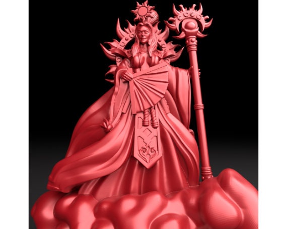 Amaterasu | ~70mm Tall | 3 Options | Bestiary Vol. 5 | Brayan Nafarrate