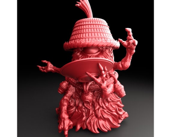 Keukegen | Dish Monster | Huge | 70mm Base | 3 Options | Bestiary Vol. 5 | Brayan Nafarrate