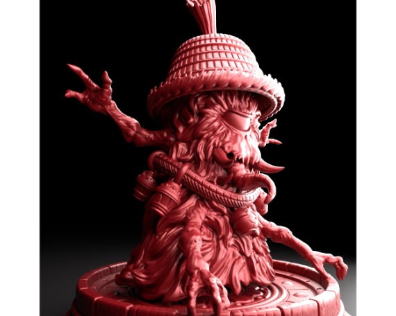 Keukegen | Dish Monster | Huge | 70mm Base | 3 Options | Bestiary Vol. 5 | Brayan Nafarrate