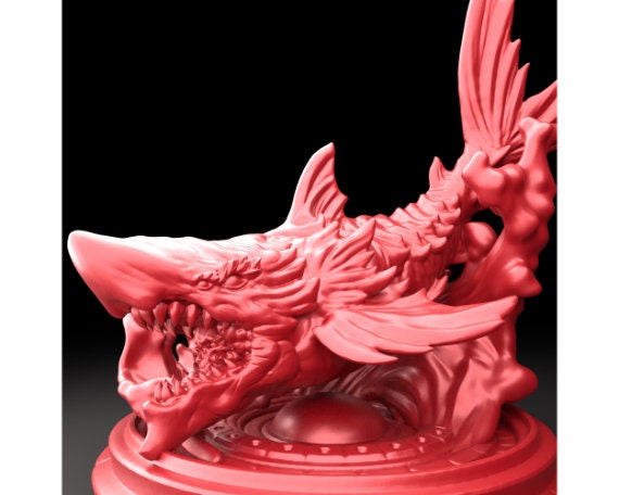 Sanbi | Shark Yokai | 40mm Base | 3 Options | Bestiary Vol. 5 | Brayan Nafarrate