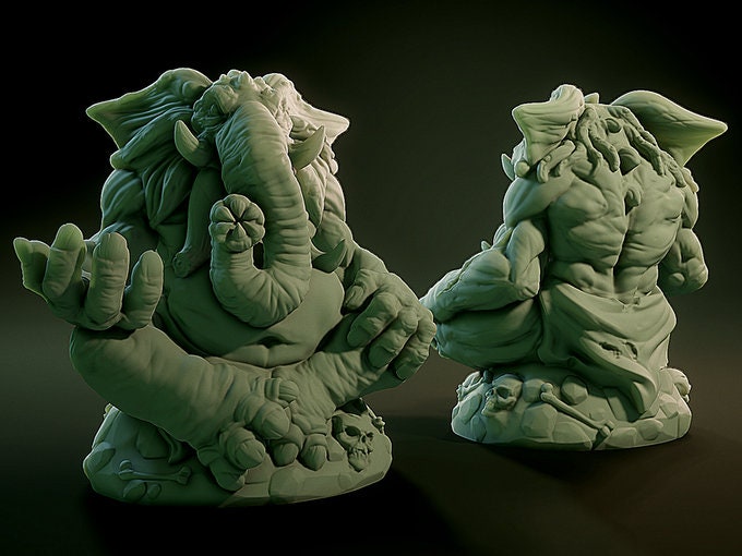 Chaugnar Faugn | X-Large | 70mm Oval Base | Elephant Aberration | 32mm Scale | D&D | Brayan Nafarrate | Lovecraftian Bestiary