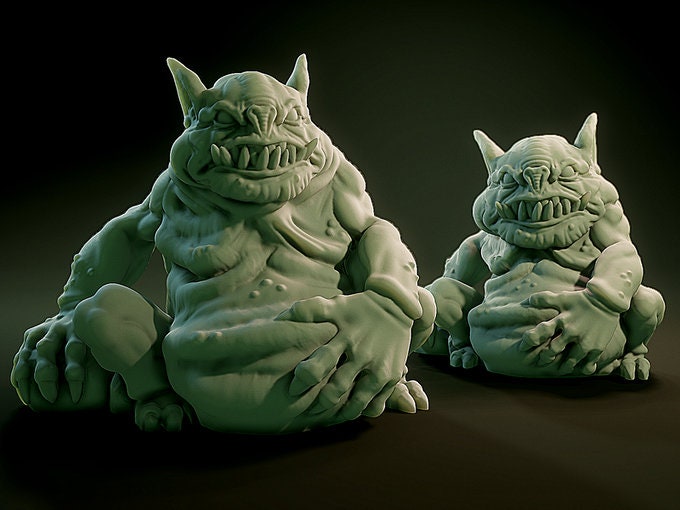 Tsathoggua | Large | 45mm Tall | 32mm Scale | D&D | Brayan Nafarrate | Lovecraftian Bestiary