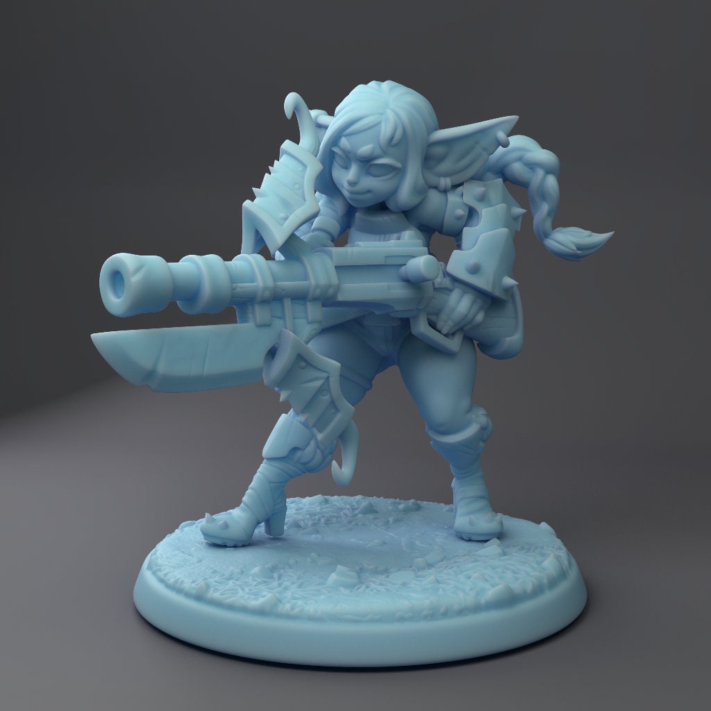 Gobbo Gunner | Medium | DND | Twin Goddess Miniatures