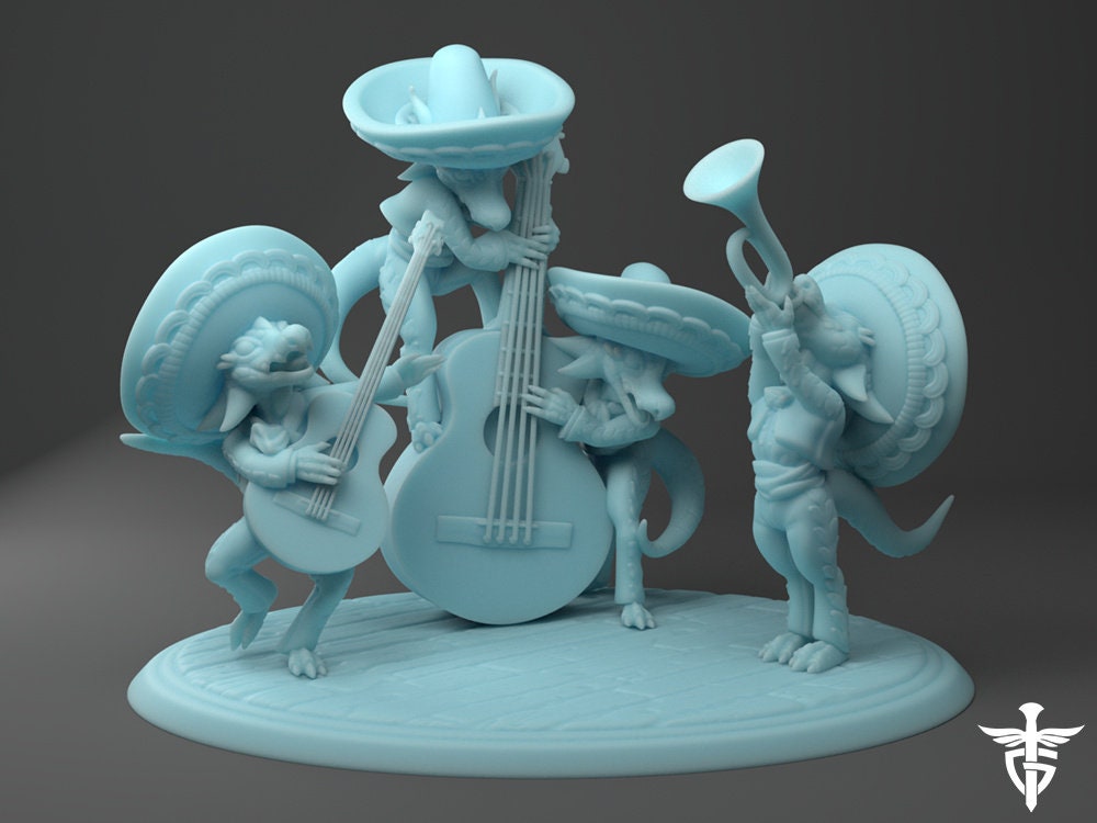 Kobold Mariachi Band | Medium | DND | Twin Goddess Miniatures