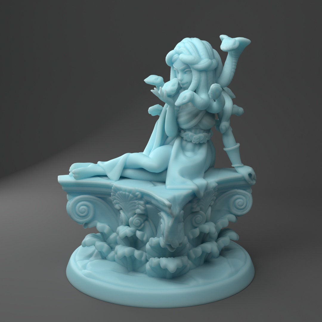 Meddy the Medusa | Medium | DND | Twin Goddess Miniatures