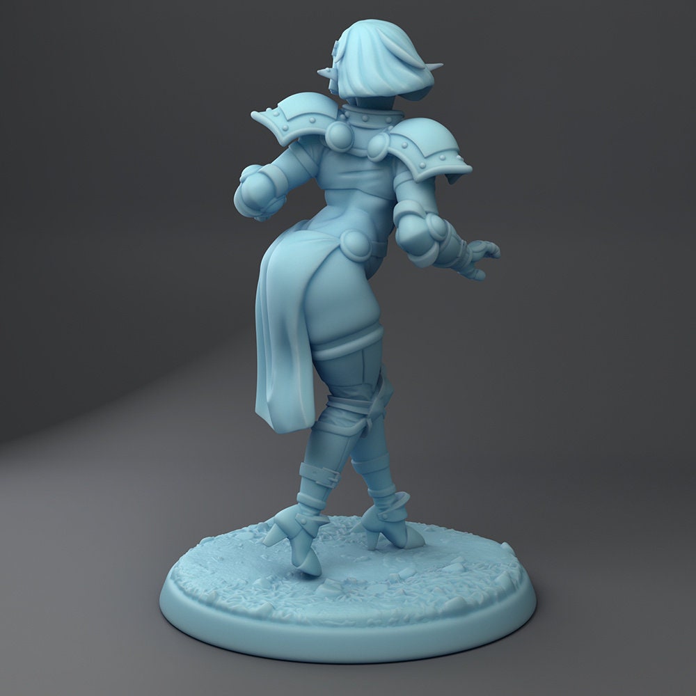 Pointless Armour Elf | DND | Twin Goddess Miniatures