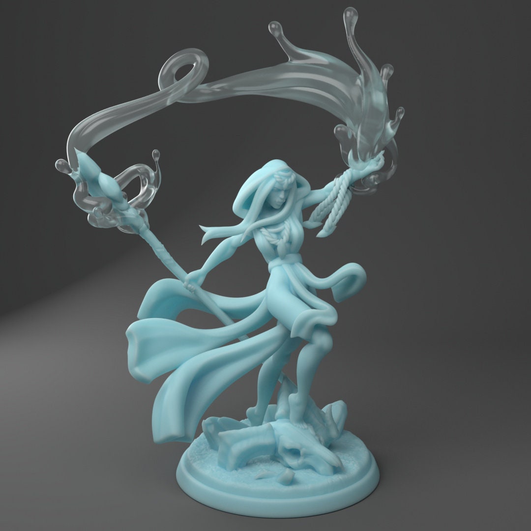 Guldra | Orc Warlock | Medium | DND | Twin Goddess Miniatures