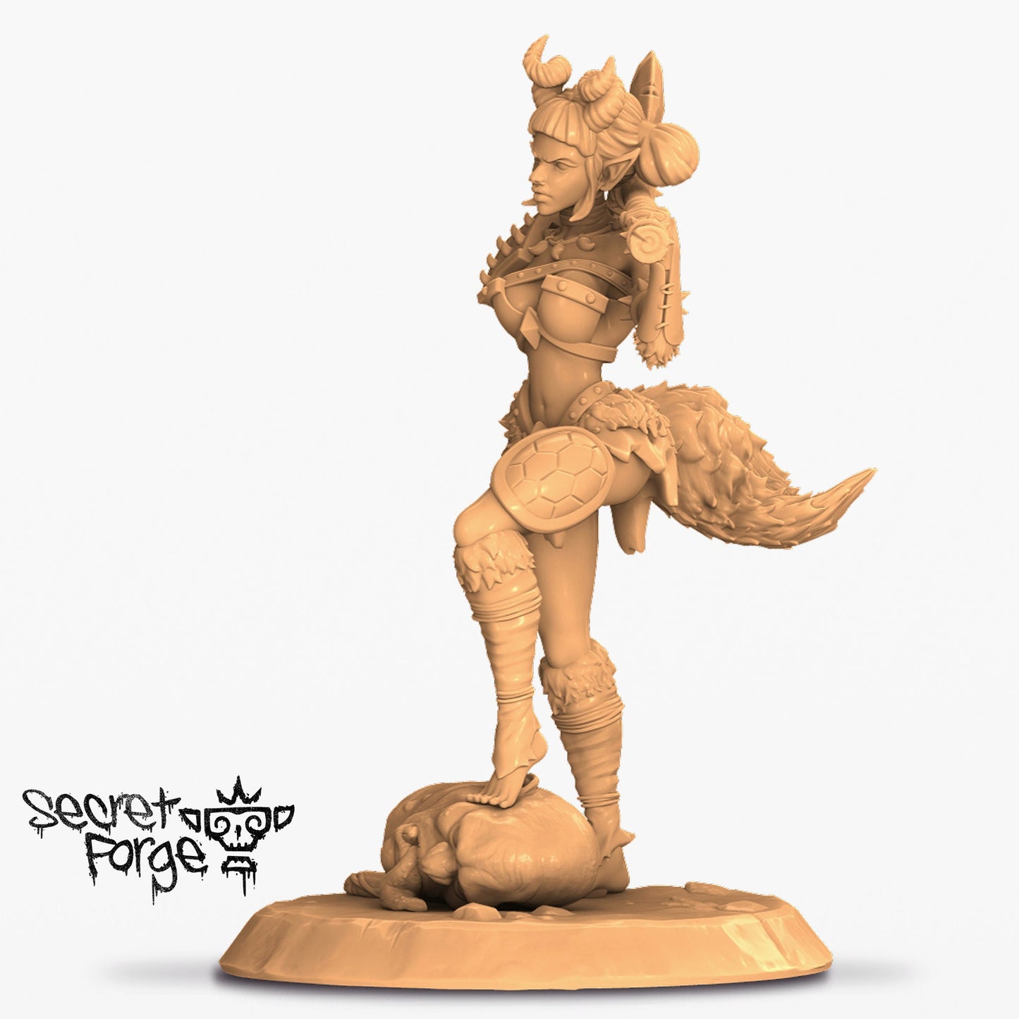 Bad Axxe Moxie | 32mm or 75mm Scale | DND | Twin Goddess Miniatures