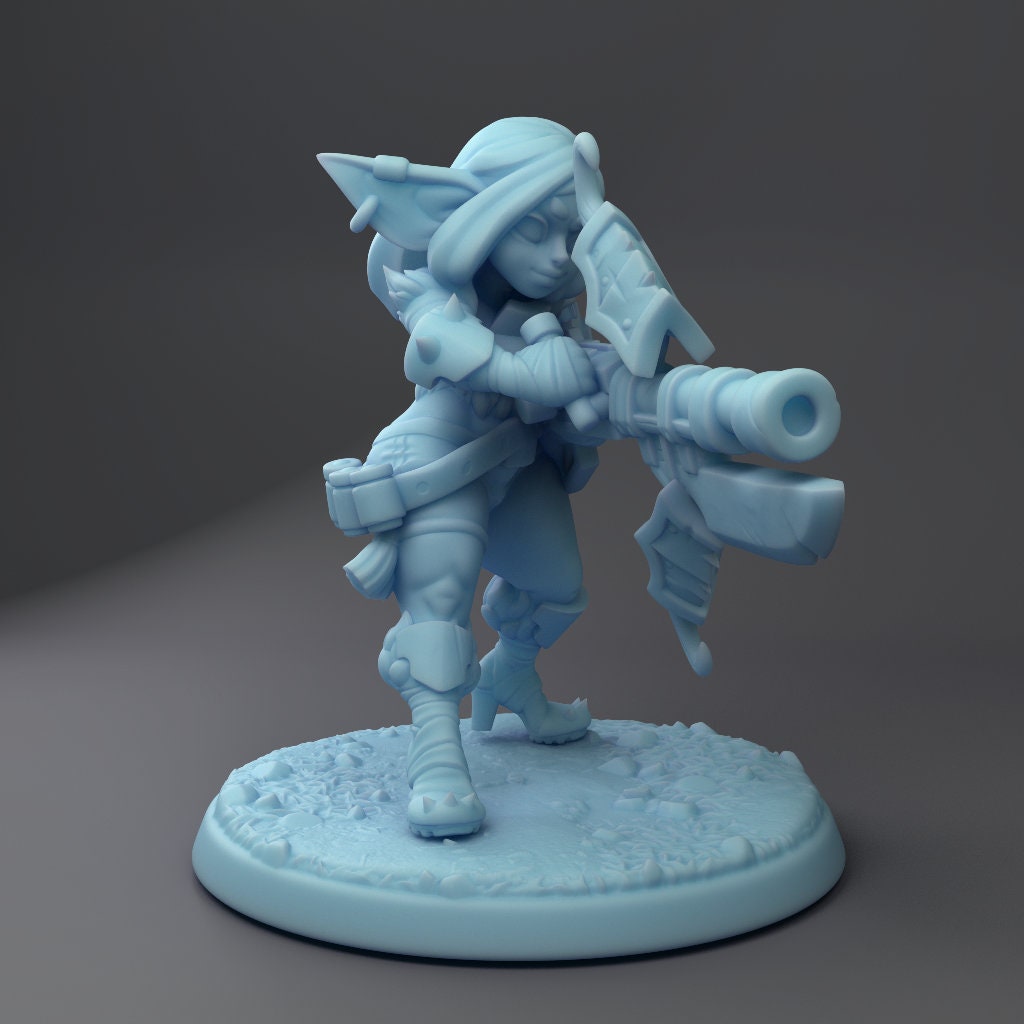 Gobbo Gunner | Medium | DND | Twin Goddess Miniatures