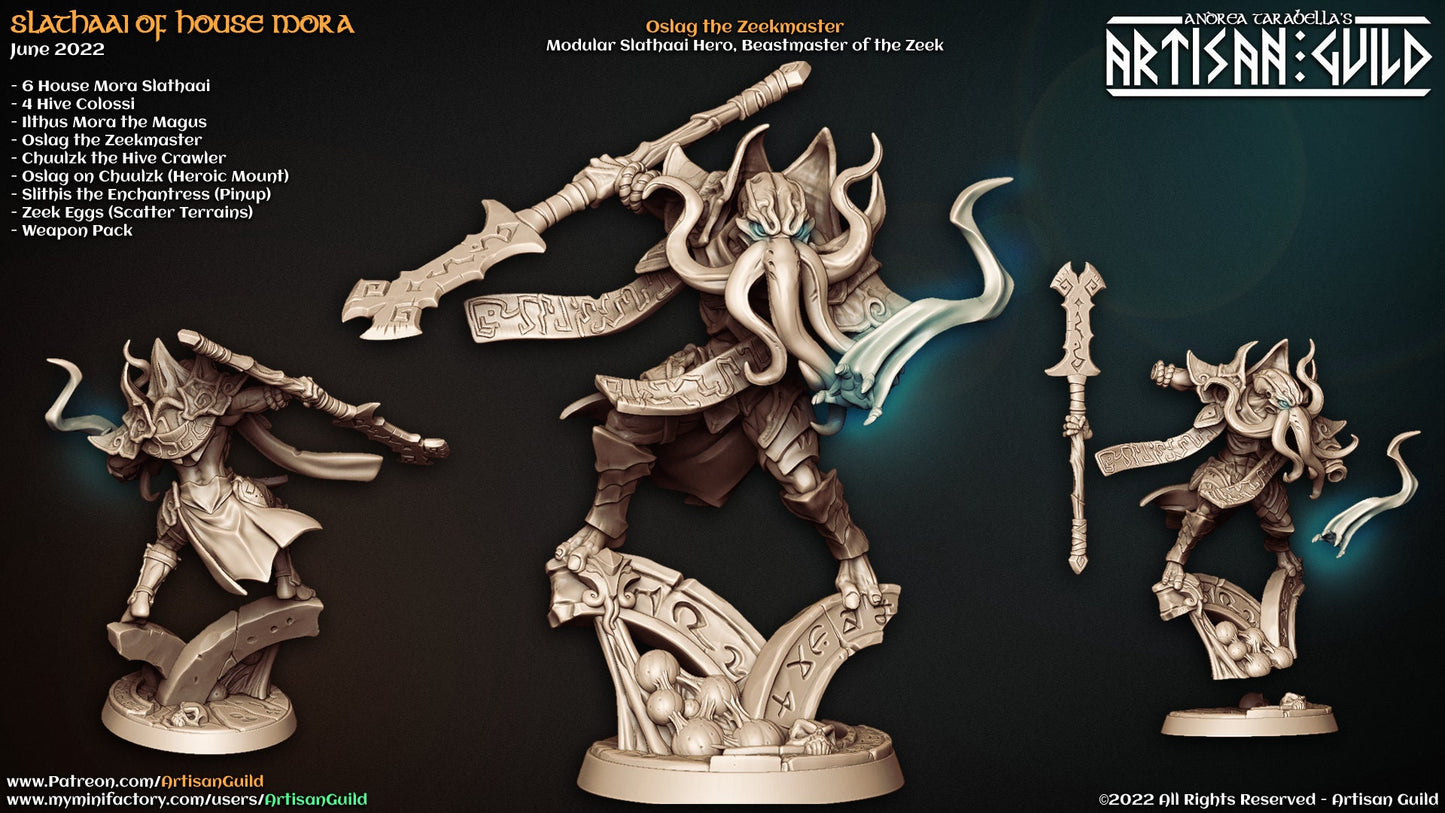 Oslag the Zeekmaster | Medium | Slathaai of House Mora | Artisan Guild