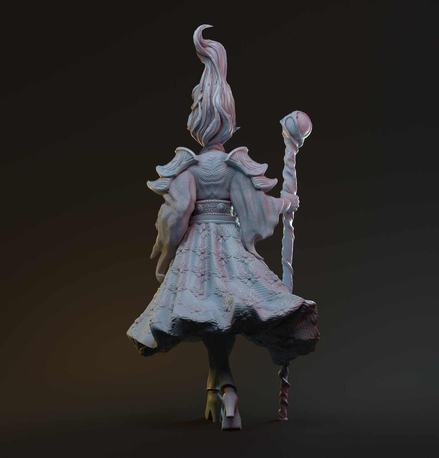 Selestia | Elven Sorceress | 72mm Scale | Sisters of the Dawn | Mythreal Games