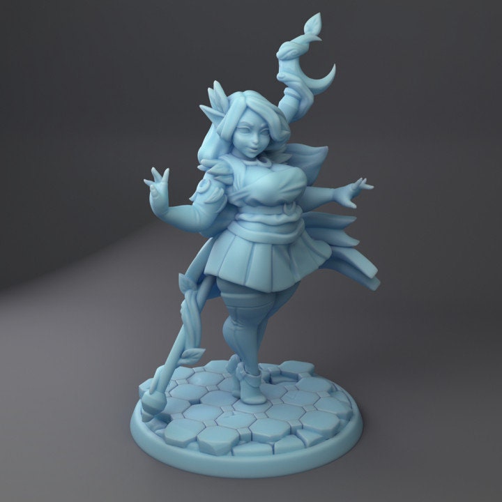 Sailor Soldiers | Magical Girls | Multiple Styles | Medium | DND | Twin Goddess Miniatures