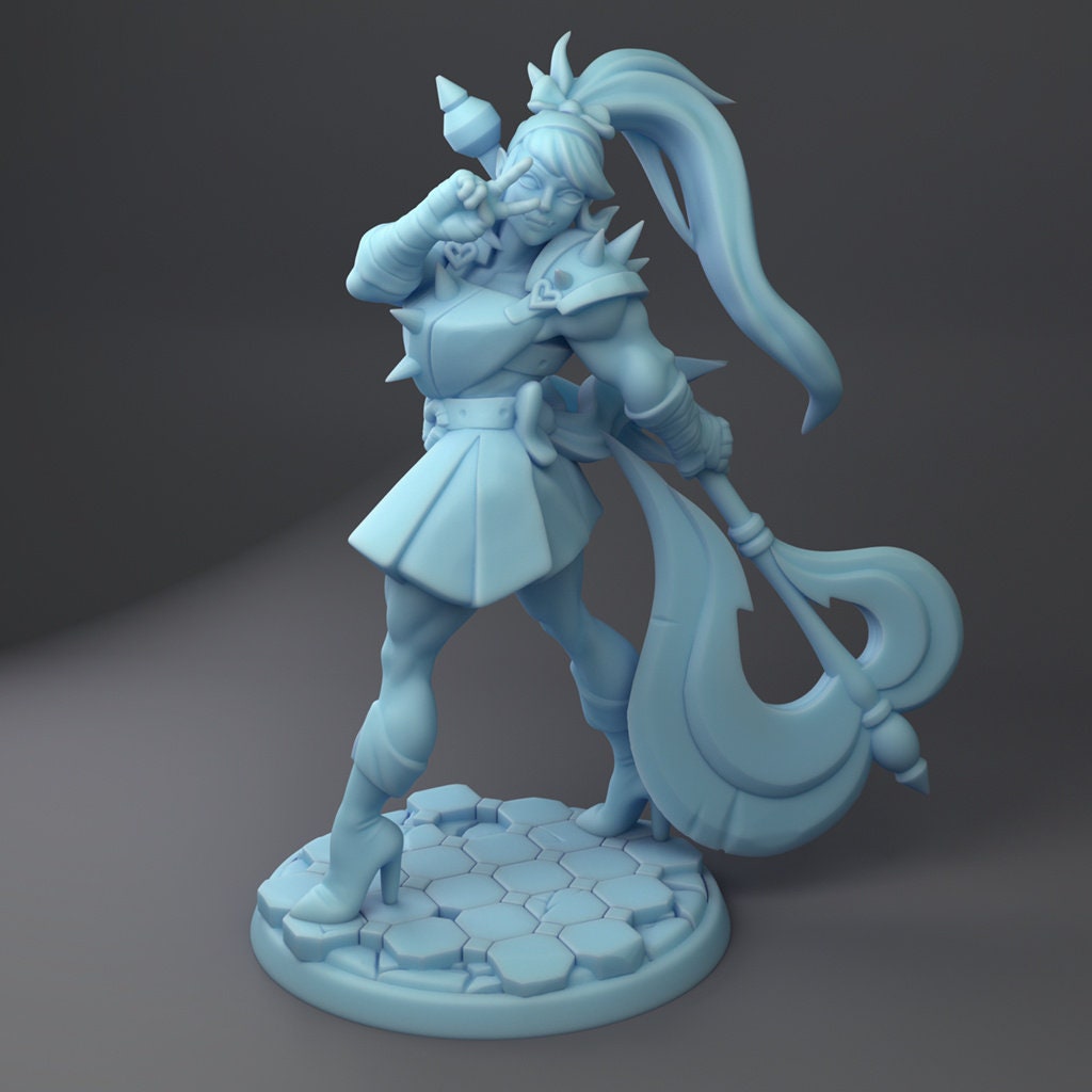 Sailor Soldiers | Magical Girls | Multiple Styles | Medium | DND | Twin Goddess Miniatures