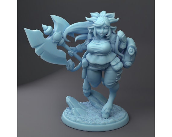 Belle the Holstaur Fighter | Medium/Large | DND | Twin Goddess Miniatures