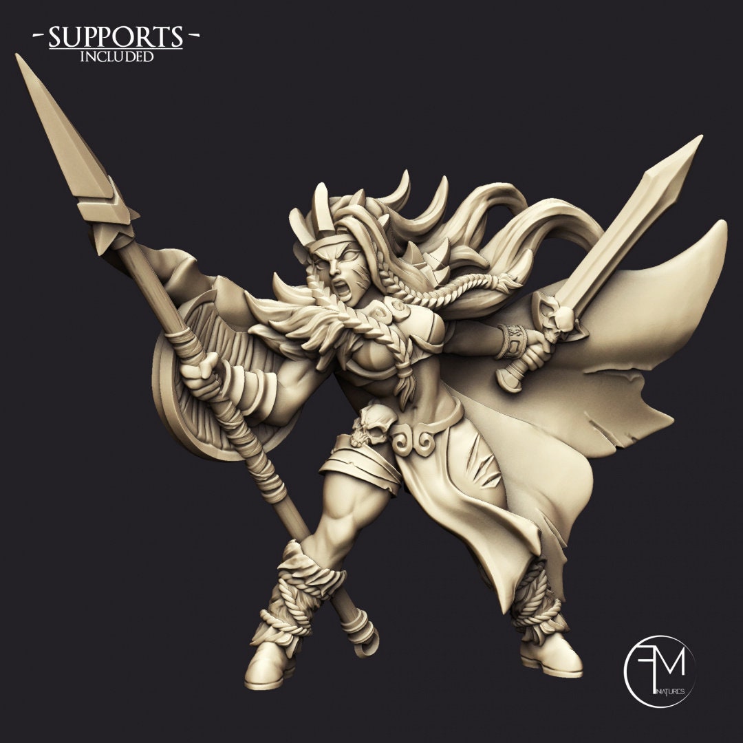 Hyppolita | Amazon Queen | 32mm Scale | Medium | Amazons! | Francesca Musumeci