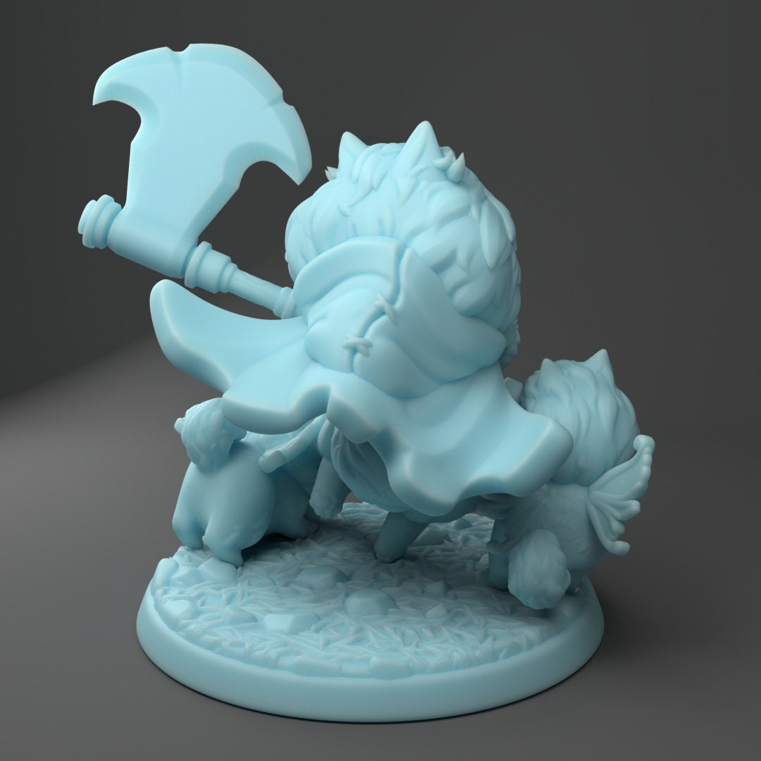 Pomeranian Swarm Ranger | Medium | DND | Twin Goddess Miniatures