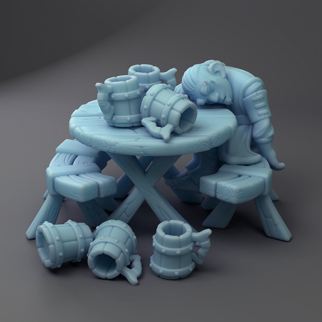 Tavern Playset Bundle | Individual Miniatures Available | DND | Twin Goddess Miniatures