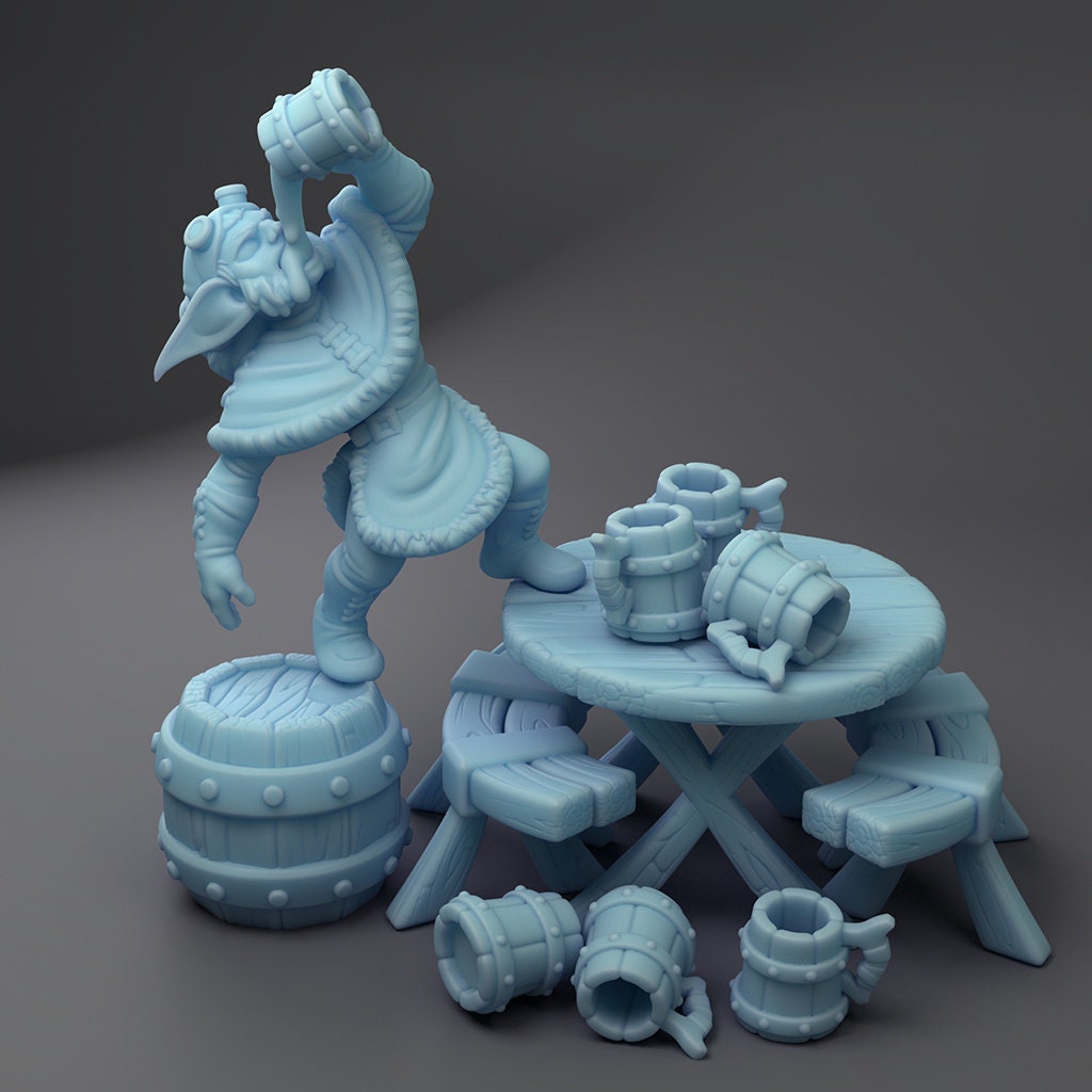 Tavern Playset Bundle | Individual Miniatures Available | DND | Twin Goddess Miniatures