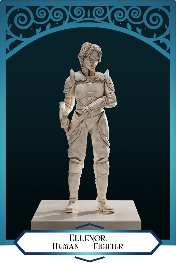 Ellenor | Human Fighter | Medium | DND is a Woman | The Printing Goes Ever On