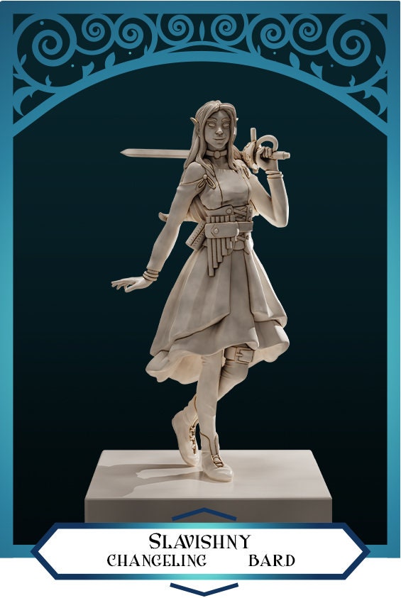 Slavishny | Changeling Bard | Medium | DND is a Woman | The Printing Goes Ever On